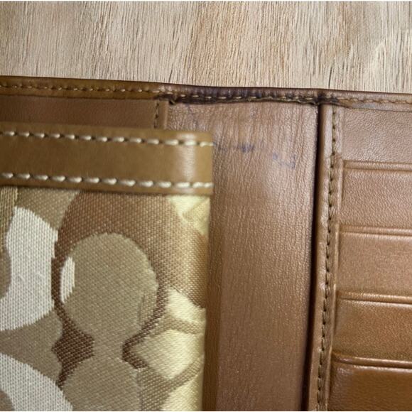 Y2K Coach 10995 Chelsea Optic Signature Turn Lock Satchel & Checkbook Wallet - Picture 13 of 16